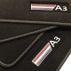 Tapetes Audi A3 8V7 cabriolet (2013-2020) veludo logo