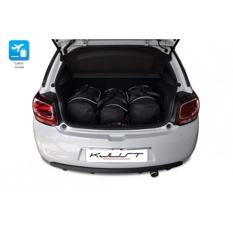 Kit de mala sob medida para Citroen DS3 (2010 - atualidade)