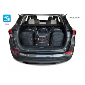 Kit de mala sob medida para Hyundai Tucson (2016-2020)