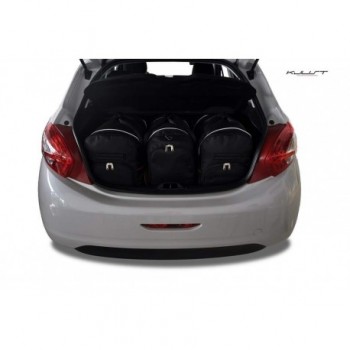 Kit de mala sob medida para Peugeot 208 (2012-2019)