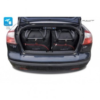 Kit de mala sob medida para Saab 9-3 cabriolet (2003 - 2007)