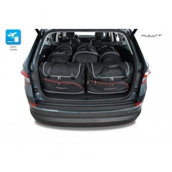Kit de mala sob medida para Skoda Kodiaq 5 bancos (2017 - atualidade)