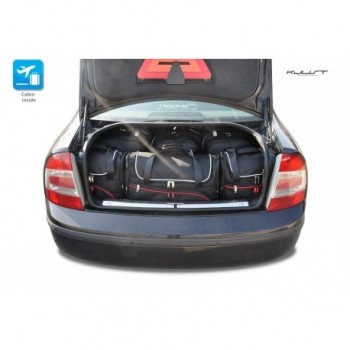 Kit de mala sob medida para Skoda Superb (2002 - 2008)