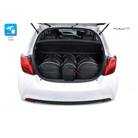 Kit de mala sob medida para Toyota Yaris 3 ou 5 portas (2011 - 2017)