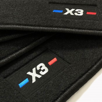 Tapetes BMW X3 G01 (2017 - atualidade) à medida logo