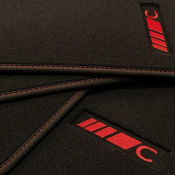 Tapetes Mercedes Classe C A205 cabriolet (2016 - atualidade) veludo redline