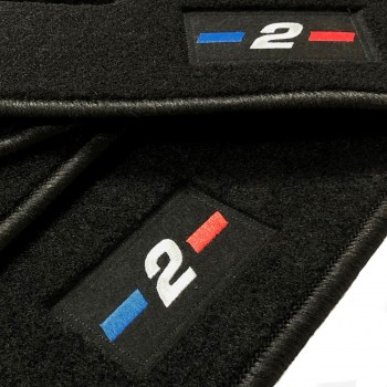 Tapetes BMW Série 2 F46 5 bancos (2015 - atualidade) à medida logo