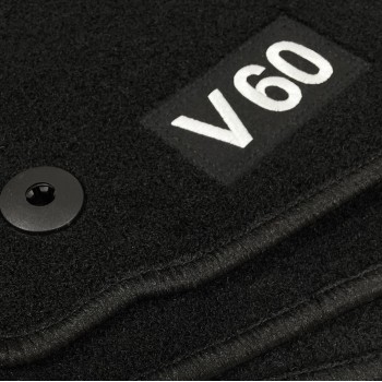 Tapetes com logotipo para Volvo V60 (2018-atualidade)