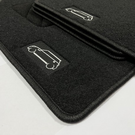 Tapetes Mini Cooper / One F56 3 portas (2014 - atualidade) à medida Logo