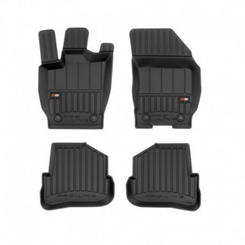 Tapetes 3D feitos em borracha Premium Audi A1 Sportback 8X hatchback, 5 portas (2012 - 2014)