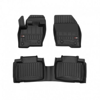 Tapetes 3D feitos em borracha Premium para Ford Edge II suv (2014 - )