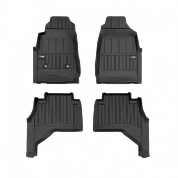 Tapetes 3D de borracha Premium tipo balde para Isuzu D-MAX II pickup (2011 - 2019)