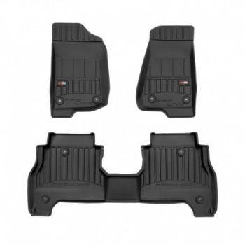 Tapetes 3D de borracha Premium tipo balde para Jeep Gladiator pickup (2019 - )