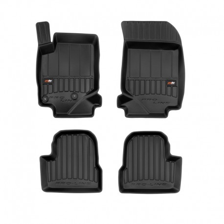 Tapetes 3D de borracha Premium tipo balde para Peugeot 208 II-malas (2019 - ) GASOLINA
