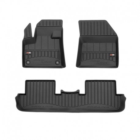 Tapetes 3D feitos em borracha Premium para Peugeot 3008 II suv (2016 - )