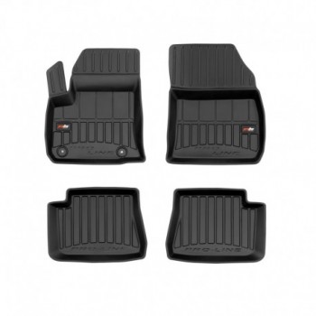 Tapetes Premium tipo balde de borracha para Peugeot e-208 hatch (2019 - ) ELECTRIC
