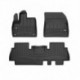 Tapetes 3D de borracha Premium tipo balde para Peugeot Rifter van (2018 - )