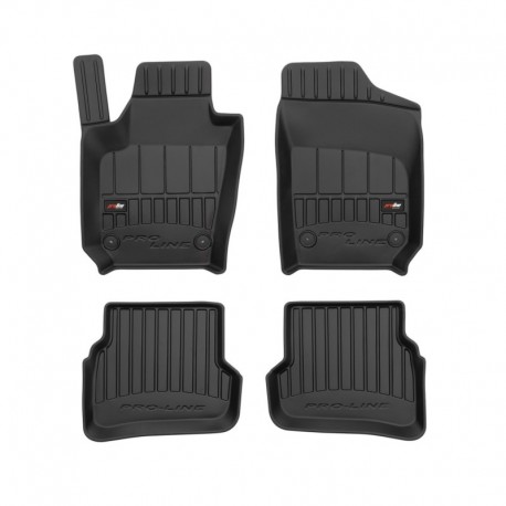 Tapetes tipo balde de borracha Premium para SEAT Ibiza IV (2008 - 2017)