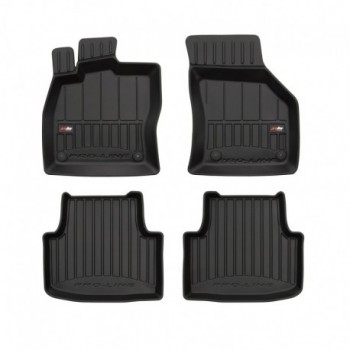 Tapetes 3D de borracha Premium tipo balde para SEAT Leon IV (2020 - )