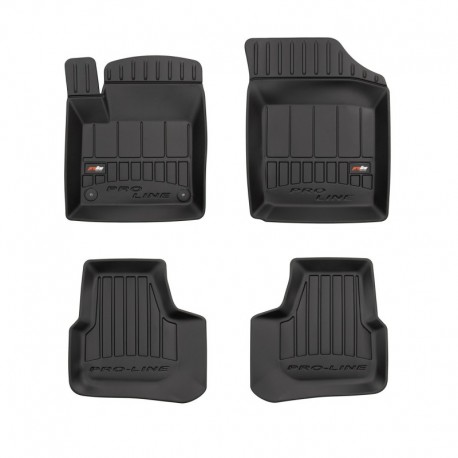 Tapetes 3D feitos em borracha Premium para Skoda Citigo hatch (2011 - 2019)