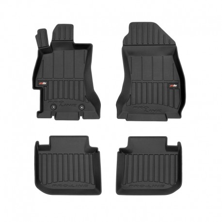 Tapetes 3D de borracha Premium tipo balde para Subaru XV I crossover (2011 - 2017)