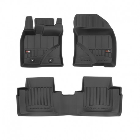 Tapetes 3D feitos em borracha Premium para Toyota Modelo III (2009 - 2018)