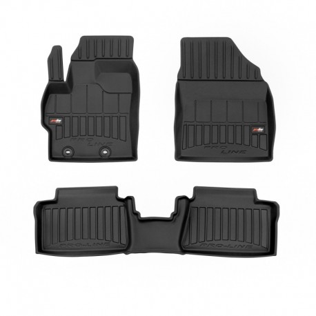 Tapetes 3D feitos em borracha Premium para Toyota Yaris IV-malas (2019 - )