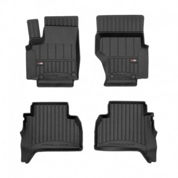 Tapetes 3D de borracha Premium tipo balde para a Volkswagen Amarok pickup (2009 - )