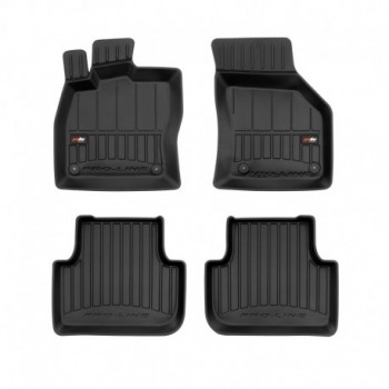 Tapetes 3D de borracha Premium tipo balde para Volkswagen Golf Sportsvan minivan (2014 - 2020)