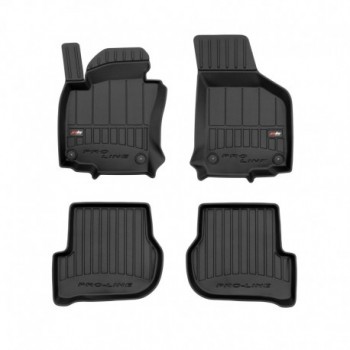 Tapetes 3D de borracha Premium tipo balde para Volkswagen Jetta V (2005 - 2011)