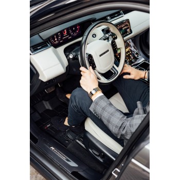 Tapetes de borracha 3d para Jaguar XF 2015-atualidade berlina - ProLine®