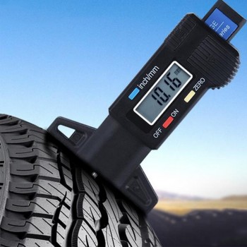 Medidor de profundidade de pneus digital