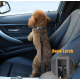Cinto de segurança cão ajustável e elástica para carro