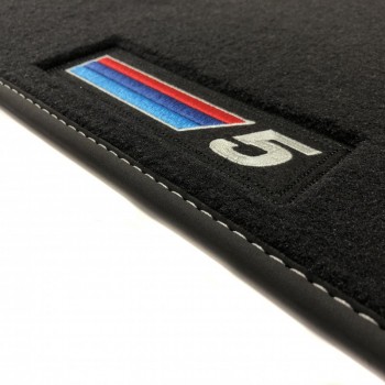Esteiras Do Assoalho Do Carro Velour Logo Para BMW Serie 5 G60 Berlina (2024-)
