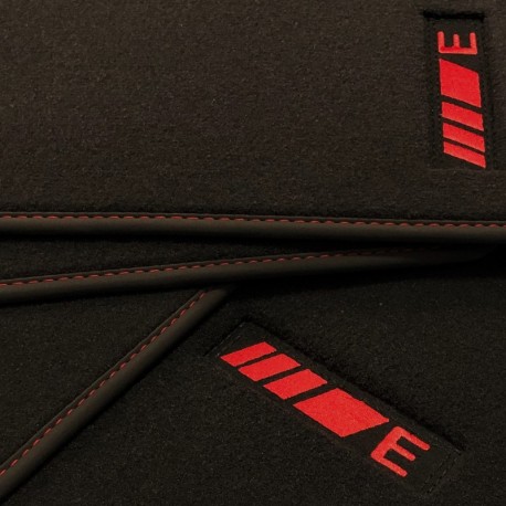 Esteiras Do Assoalho Do Carro Velour Logo Para Mercedes Clase E W214 (2023 - )