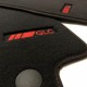 Esteiras Do Assoalho Do Carro Velour Logo Para Mercedes GLC X245, Suv (2023 - )