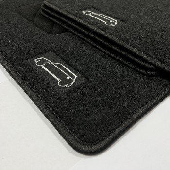 Tapetes Mini Cooper / One F56 Electric (2020 - 2024) personalizados com logotipo bordado