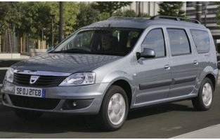 Tapetes cinzentos Dacia Logan 7 bancos (2007 - 2013)