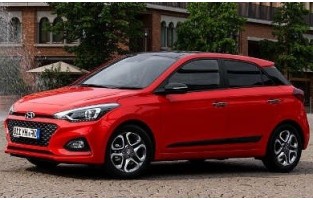 Tapetes tipo balde de borracha Premium para Hyundai i20 II-malas (2014 - 2020)