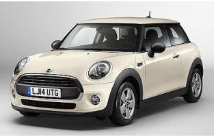 Tapetes Mini Cooper / One F56 3 portas (2014 - 2023) veludo logo Mini