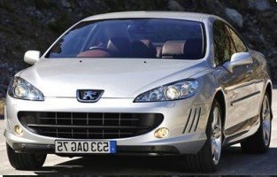 Tapetes Peugeot 407 Coupé (2004 - 2011) à medida Logo