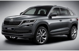 Tapetes cinzentos Skoda Kodiaq 7 bancos (2017 - atualidade)