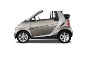 Tapetes Smart Fortwo A451 cabriolet (2007 - 2014) borracha