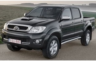 Tapetes bege Toyota Hilux cabina dupla (2004 - 2012)