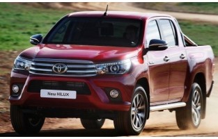 Tapetes bege Toyota Hilux cabina dupla (2018 - atualidade)